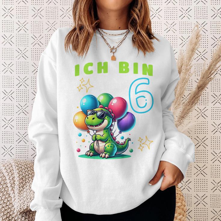 Children's Dino Ich Bin Sechs Jahre Alt Sweatshirt Geschenke für Sie