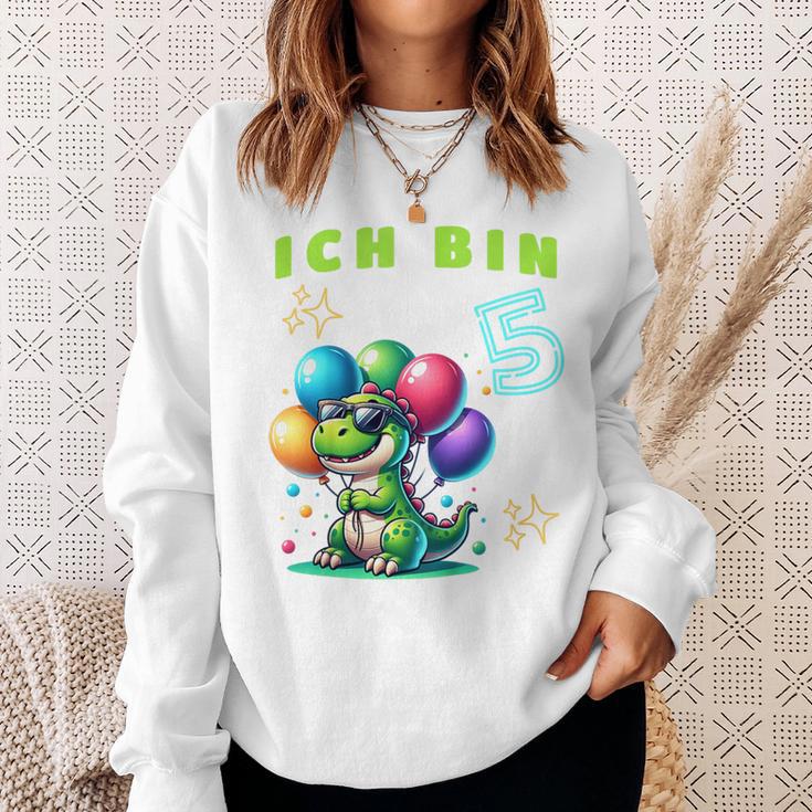 Children's Ich Bin 5 Jahre Alt Dino 5Th Birthday Sweatshirt Geschenke für Sie