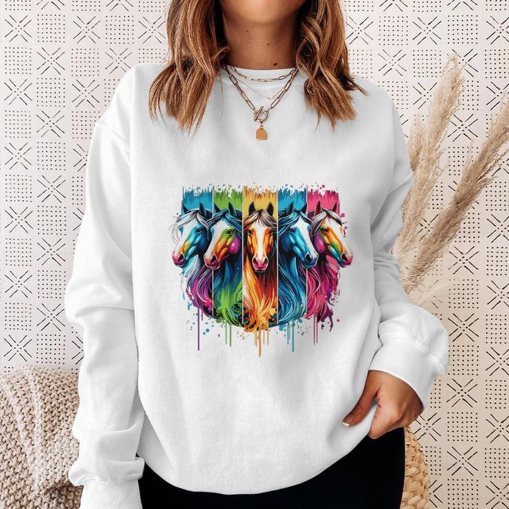 Children's Ich Bin 9 Pferde Sweatshirt Geschenke für Sie