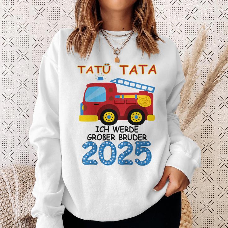 Children's Ich Werde Großer Bruder 2025 Gray Sweatshirt Geschenke für Sie