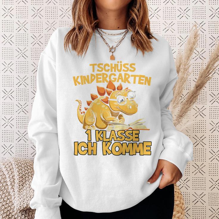 Children's Tschüss Kindergarten 1 Klasse Dino Dinosaur Sweatshirt Geschenke für Sie