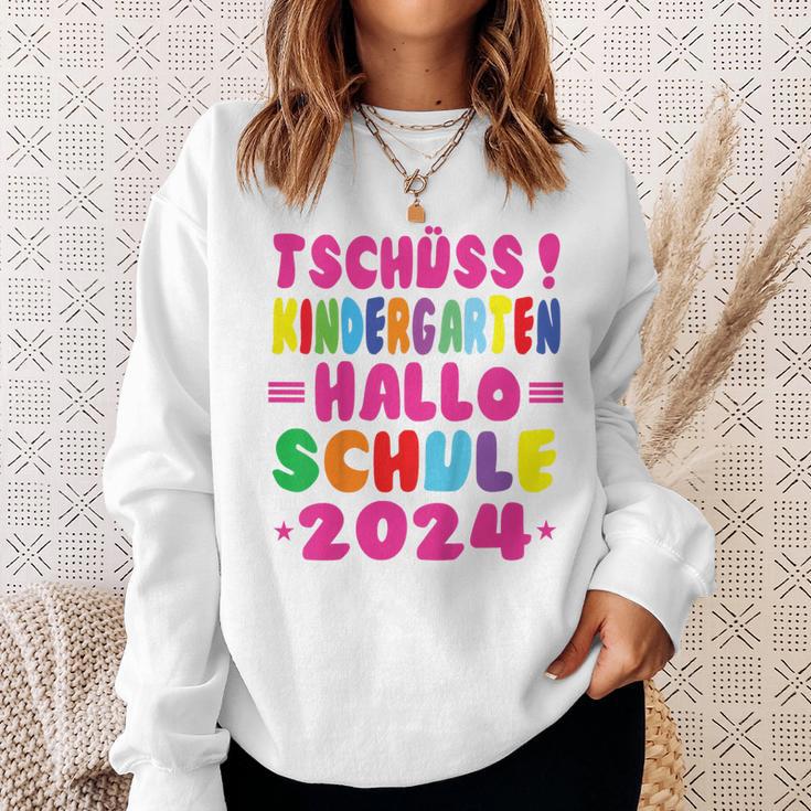 Children's Tschüss Kindergarten Hello School 2024 1St Class Sweatshirt Geschenke für Sie