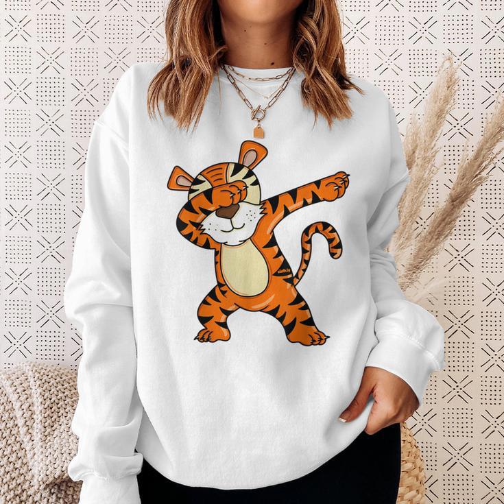 Dabbing Tiger Boys Tiger Dab Sweatshirt Geschenke für Sie