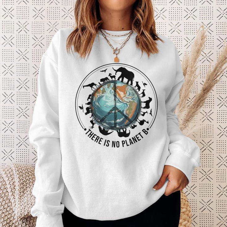 Es Gibt Keinen Planeten B Tiere Tag Der Erde Umwelt Natur A Sweatshirt Geschenke für Sie