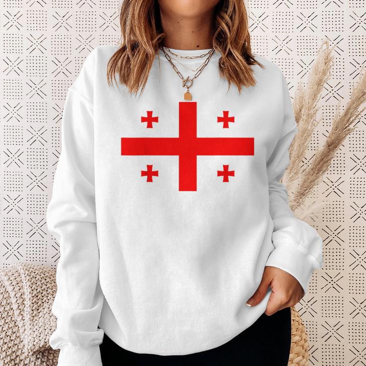 Flag Of Georgia Sweatshirt Geschenke für Sie