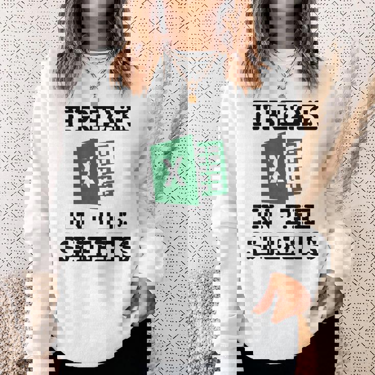 Freak In The Sheets Excel Regali Divertenti Contabili Felpa Regalos para ella