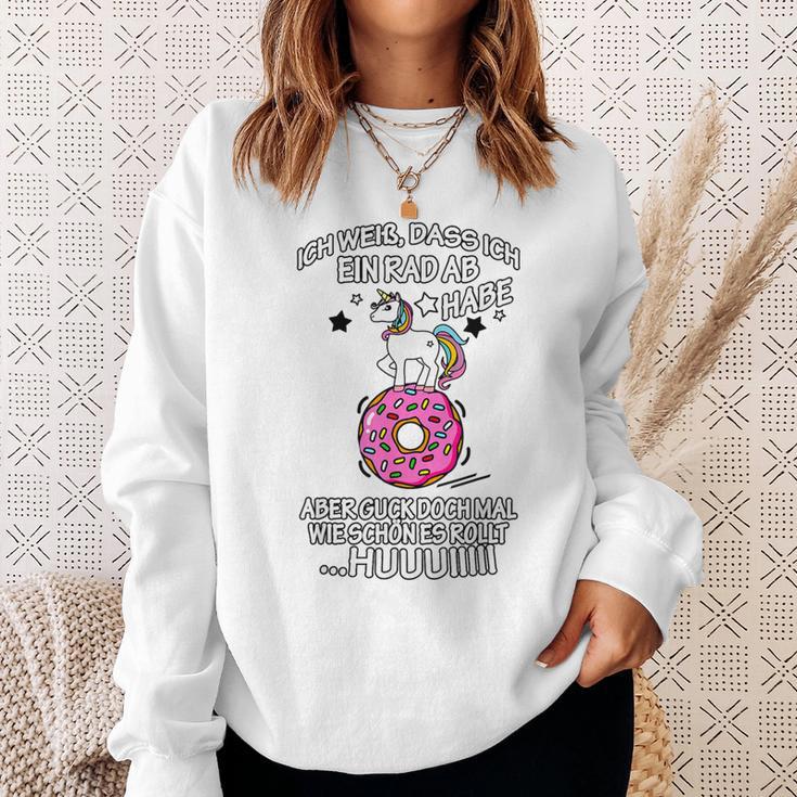 Ich Weiß Das Ich Ein Rad Ab Habe Donut I Know That Sweatshirt Geschenke für Sie