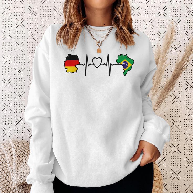 German Brazil Flag Sweatshirt Geschenke für Sie