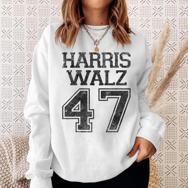 Harris Walz 2024 For President Kamala Harris Tim Waltz Gray Sweatshirt Geschenke für Sie