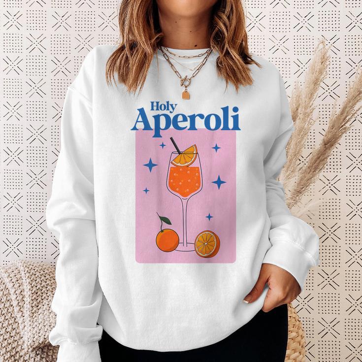 Holy Aperoli X Hallöchen Aperoli Aperoly Spritz Stars Sweatshirt Geschenke für Sie