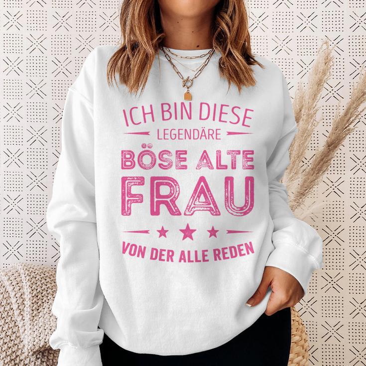 Ich Bin Dieser Legendary Evil Alte Frauon Der Alle Reden Long-Sleeved Sweatshirt Geschenke für Sie