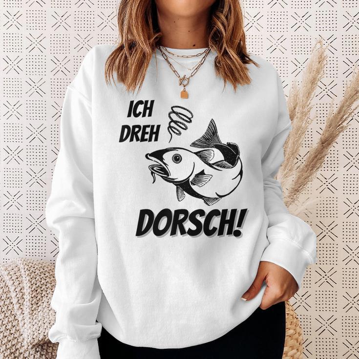 Ich Dreh Dorsch Angler Sweatshirt Geschenke für Sie