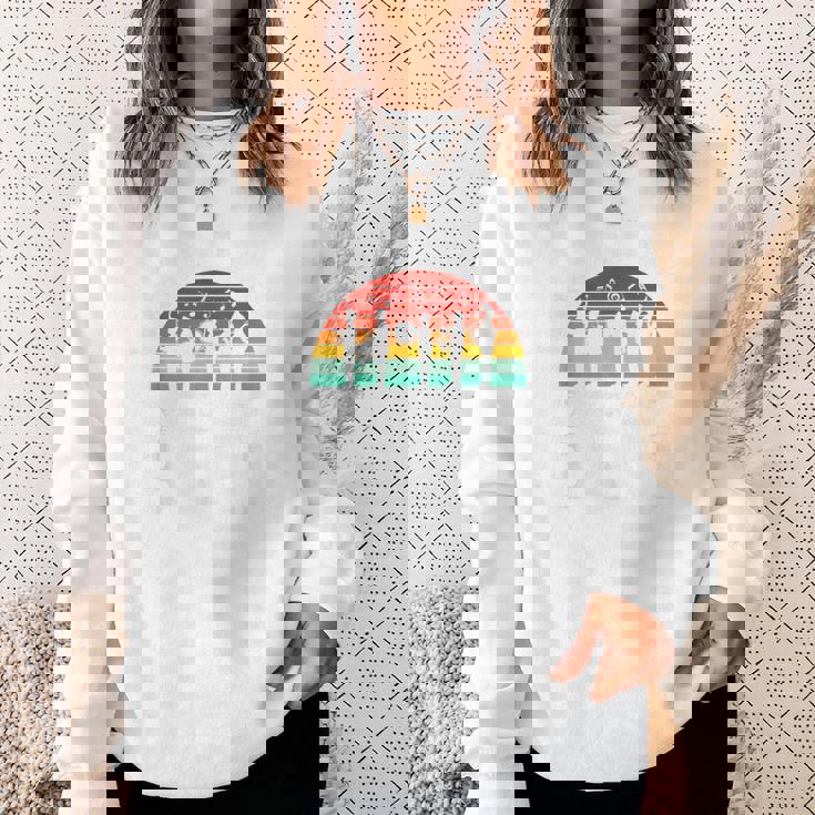 I'm Just Here For The Band Life Retro Marching Band Sweatshirt Gifts for Her