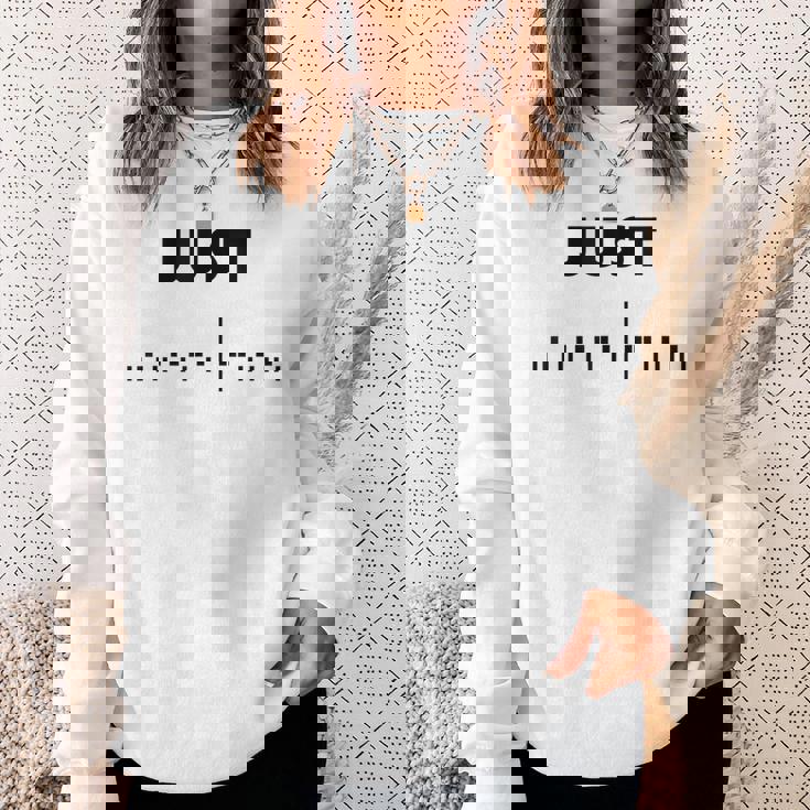 Just Fuck Off Morse Code Sweatshirt Gifts for Her