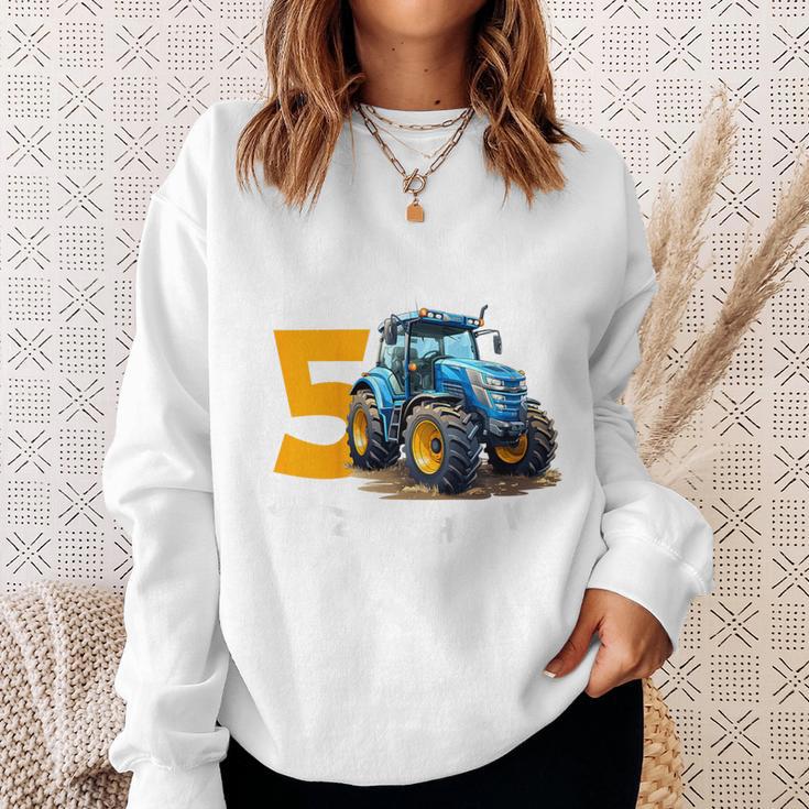 Kinder Endlich 5 Jetzt Fahre Ich Trekker Boys' Birthday Tractor Sweatshirt Geschenke für Sie