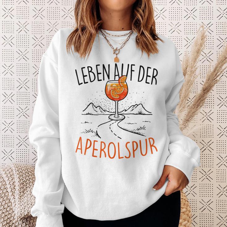 Leben Auf Der Aperolspur Official Spritz Club Aperollin' Sweatshirt Geschenke für Sie