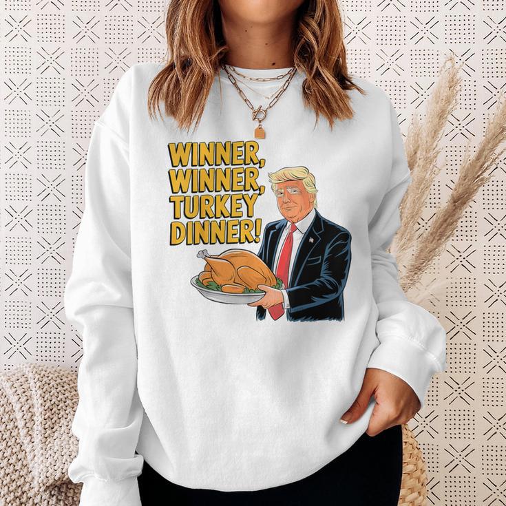 Lustiger Trump-Gewinner Truthahn Dinner Thanksgiving Sweatshirt Geschenke für Sie