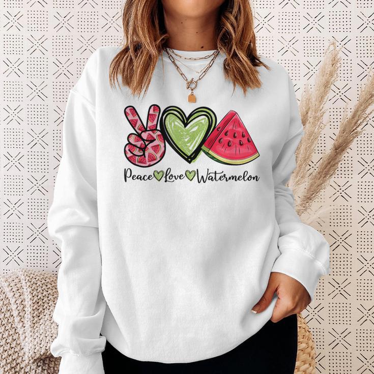 Melon Watermelon Summer Fruit Fruit Sweatshirt Geschenke für Sie