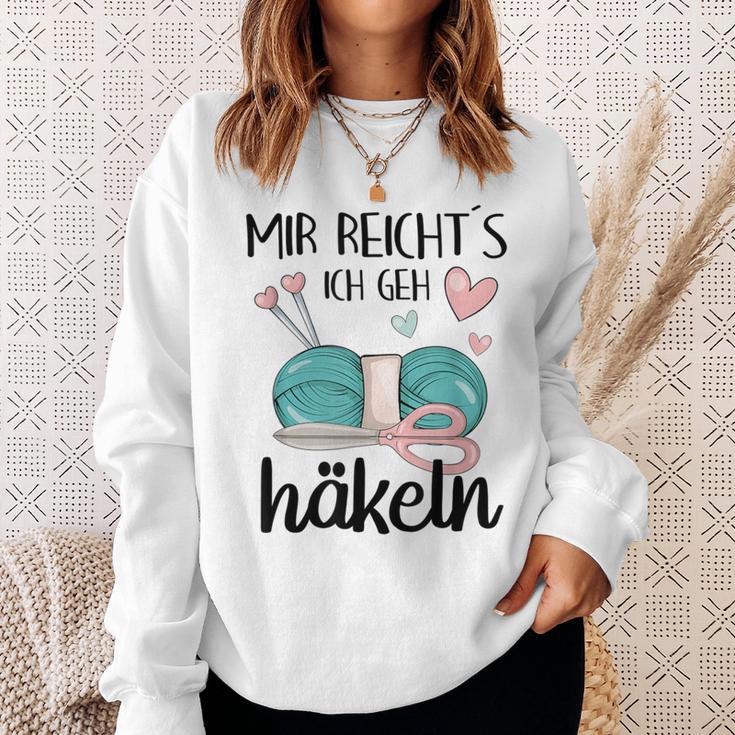 Mir Reichts Ich Geh Crocheted Wool Crochet Hook Sweatshirt Geschenke für Sie