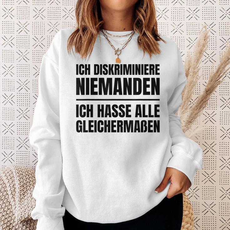 Misanthrop Menschenfeind Gray Sweatshirt Geschenke für Sie