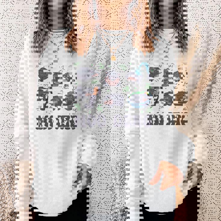 Moo Deng Baby Hippo Collection Cute Animal Hippo Lovers Sweatshirt Gifts for Her