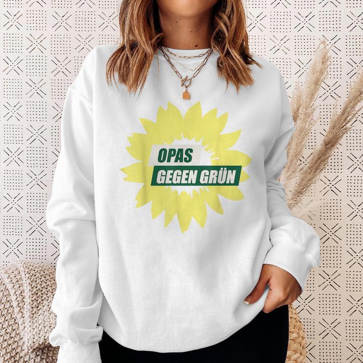 Opas Gegen Links Green Sweatshirt Geschenke für Sie