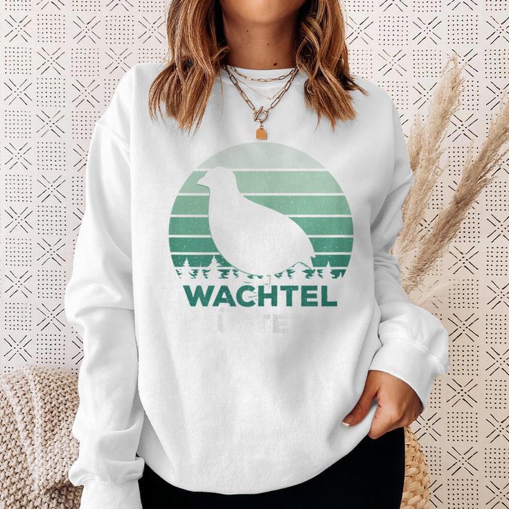 Quail Whisperer Quail Holder Quail Sweatshirt Geschenke für Sie