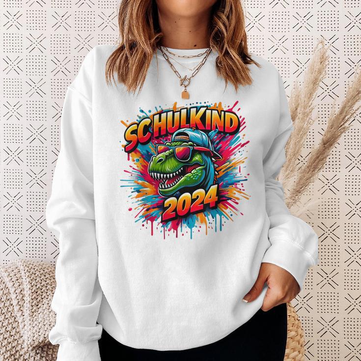 Schulkind 2024Rex Dino School Sweatshirt Geschenke für Sie