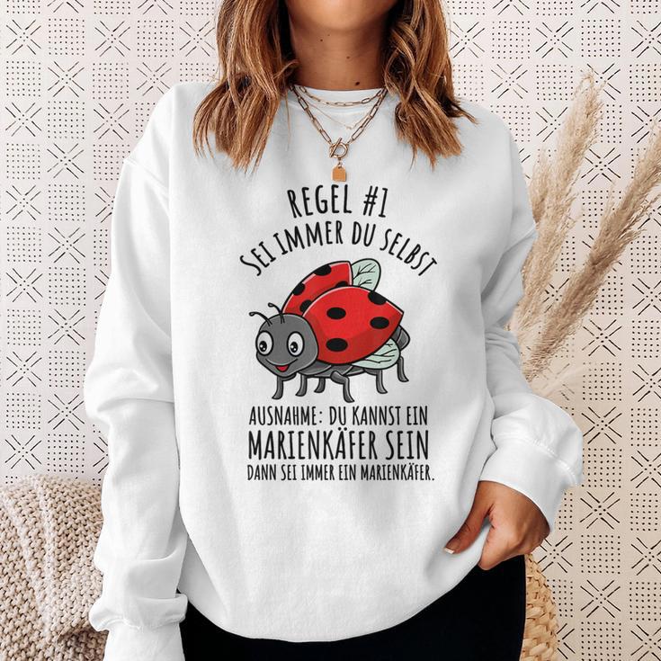 Sei Immer Du Selbst Marienkäfer Liebhaber Sweatshirt Geschenke für Sie