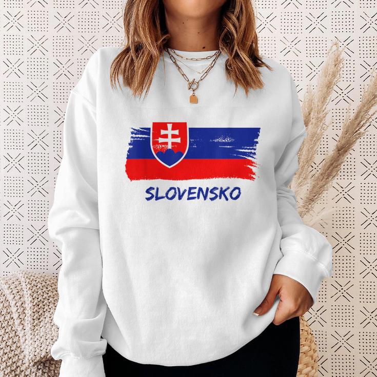 Slovak Flag Slovakia Team Fan Jersey Sweatshirt Geschenke für Sie