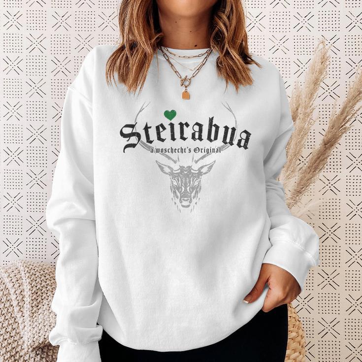 Steirabua A Wozechts Original Steirisch Steiermark Sweatshirt Geschenke für Sie