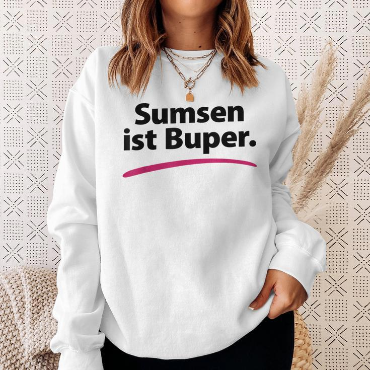 Sumsen Ist Buper Word Game Slogging Sweatshirt Geschenke für Sie