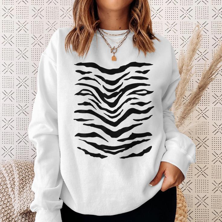 Tiger Costume Pattern Tiger Costume Tiger Pattern Animal Costume Orange Sweatshirt Geschenke für Sie