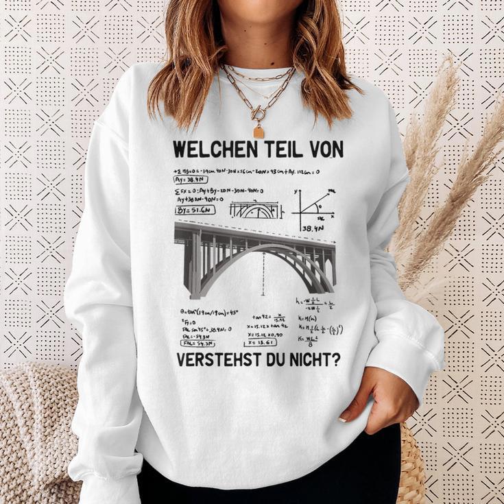 Wasonerstehst Du Nicht Ingenieur Statiker Bauingenieur Sweatshirt Geschenke für Sie