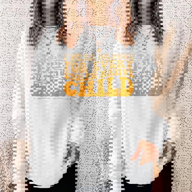 I Wear Orange For Every American Native Child Indian Pride Sweatshirt Gifts for Her