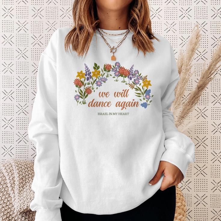 Wir Werden Wieder Tanzen Israel In My Heart Am Yisrael Chai Sweatshirt Geschenke für Sie