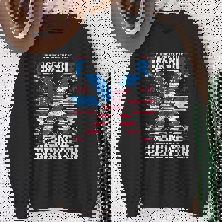 4Th Of July Proud Member Of The Fuck Your Feelings Gen X Usa Sweatshirt Gifts for Old Women