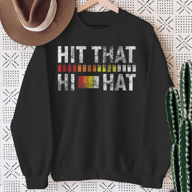 808 Hit That Hi Hat Roland 808 Drum Machine Sweatshirt Geschenke für alte Frauen