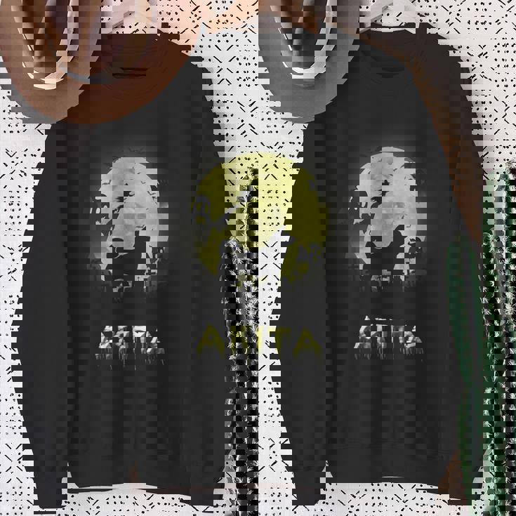 Akita Halloween Sweatshirt Gifts for Old Women