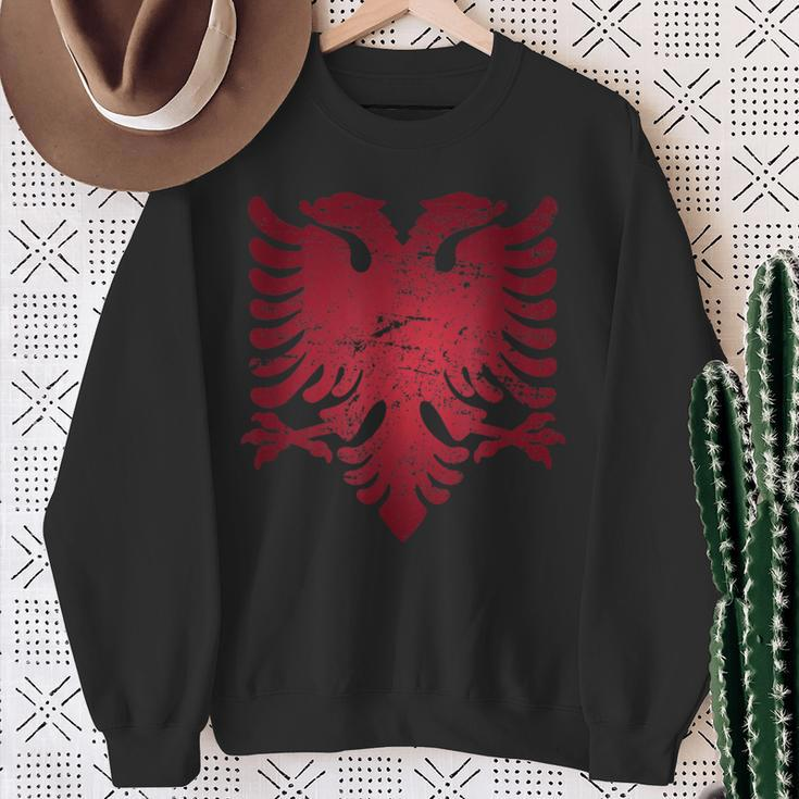 Albania Eagle Sweatshirt Geschenke für alte Frauen