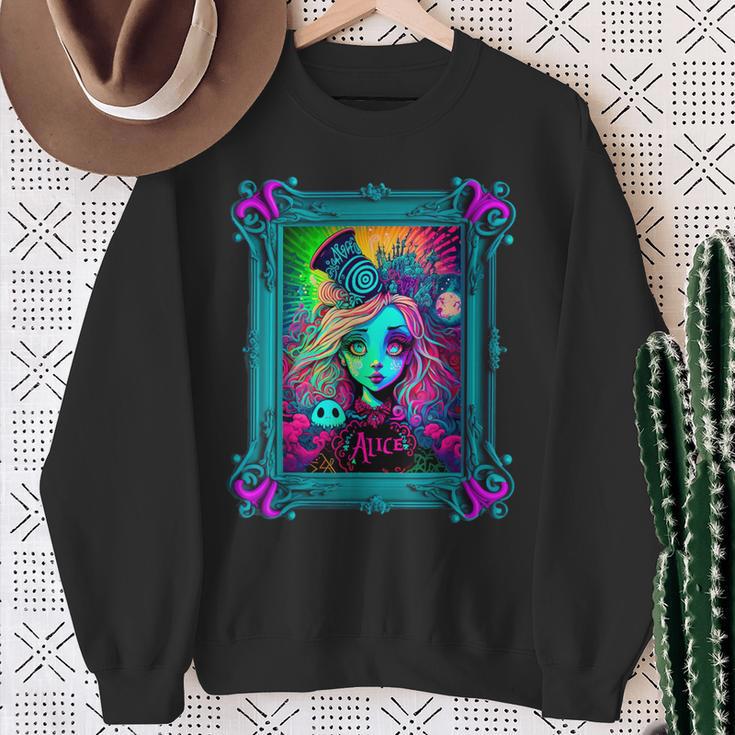 Alice In Wonderland Sweatshirt Geschenke für alte Frauen