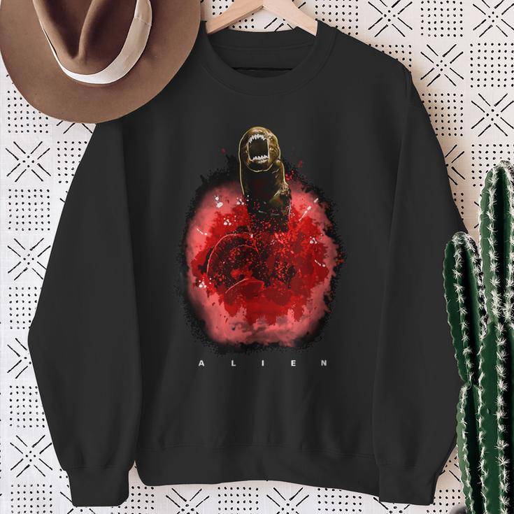 Aliens Xenomorph Chestburster Sweatshirt Geschenke für alte Frauen