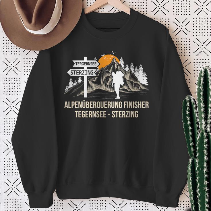 Alpenüberquer Tegernsee Sterzing Sweatshirt Geschenke für alte Frauen