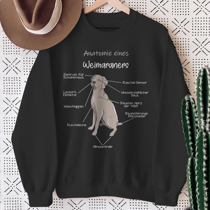 Anatomie Eines Weimaraners Weimaraner Sweatshirt Geschenke für alte Frauen