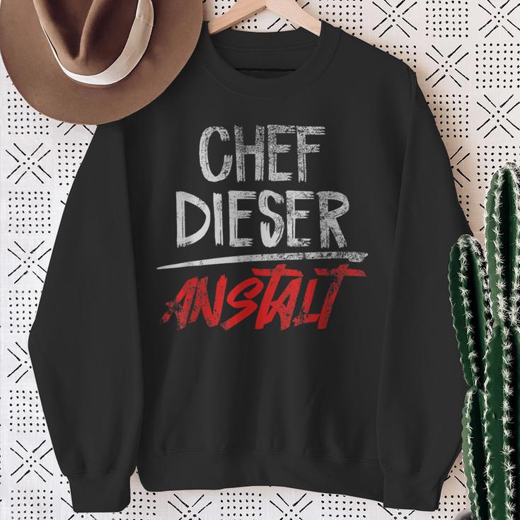 Anstaltsleitung Crazy Sweatshirt Geschenke für alte Frauen