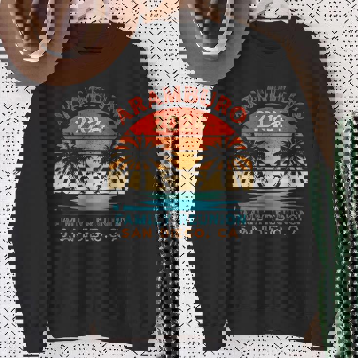 Aramburo Family Reunion 2024 San Diego Ca Sweatshirt Gifts for Old Women