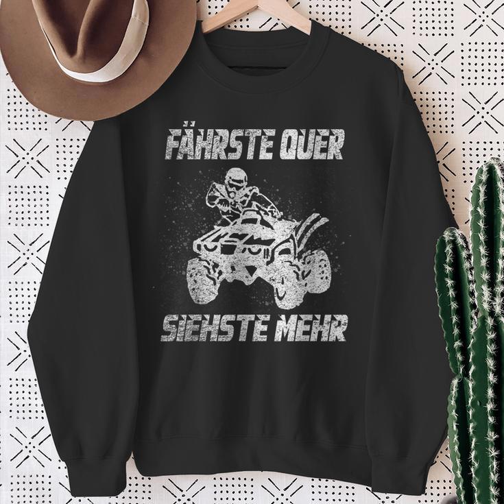 Atv Quad Bike Offroad Quad Driver Slogan Drift Sweatshirt Geschenke für alte Frauen