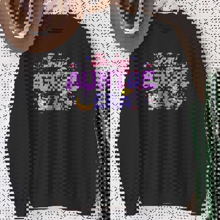 In My Auntie Era Astronaut Space Family Matching Sweatshirt Gifts for Old Women