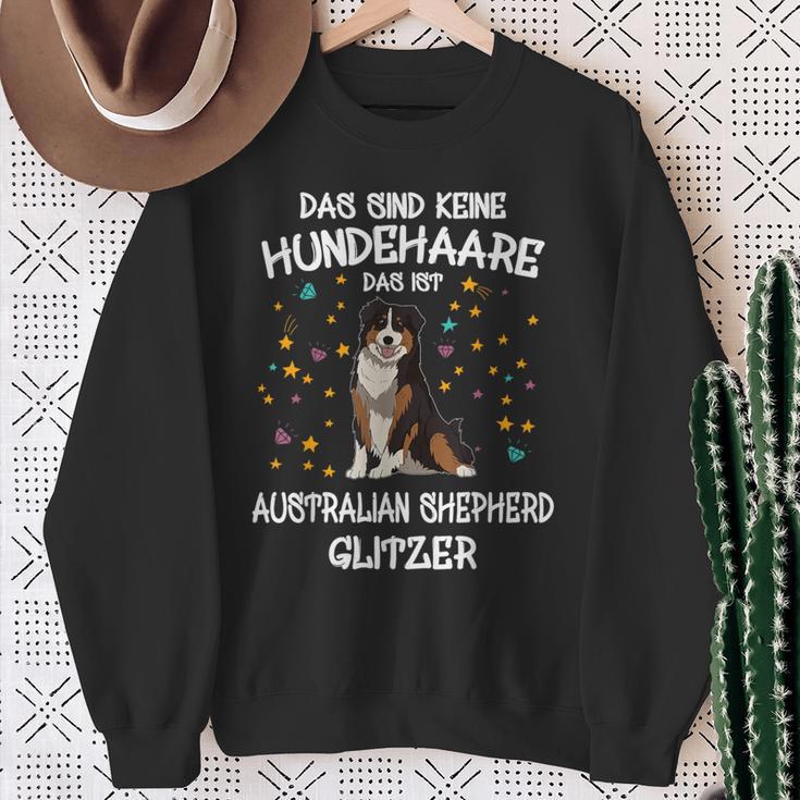 Australian Shepherd Glitter Dog Holder Aussie Dog Sweatshirt Geschenke für alte Frauen