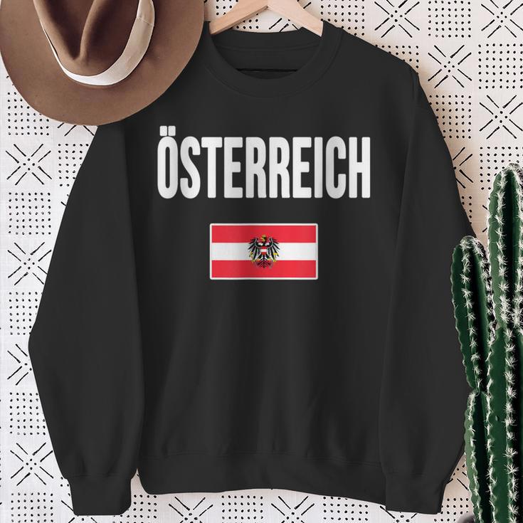 Austria Flag Austria Austria Sweatshirt Geschenke für alte Frauen